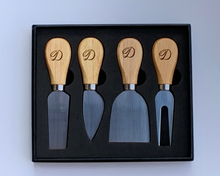 Load image into Gallery viewer, Acacia Charcuterie Board and Cheese Knives Gift Set