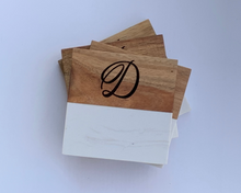 Load image into Gallery viewer, Marble Acacia Coasters